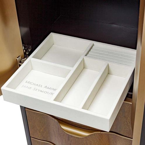 Cajonera Giratoria Malibu Crest Crotch Mahogany - Image 7